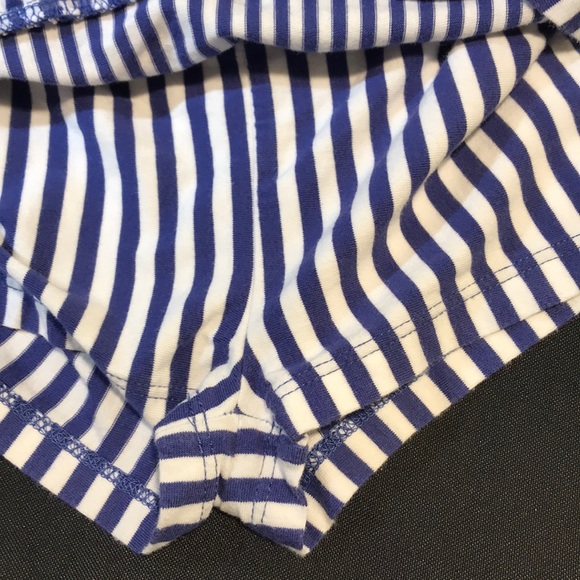 Blue/White Stripes Boden Girl Skort - Picture 4 of 7